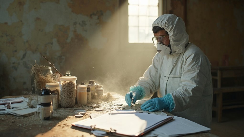 asbestos testing procedural steps