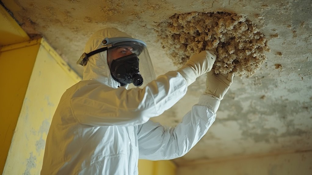 minimize asbestos fiber release
